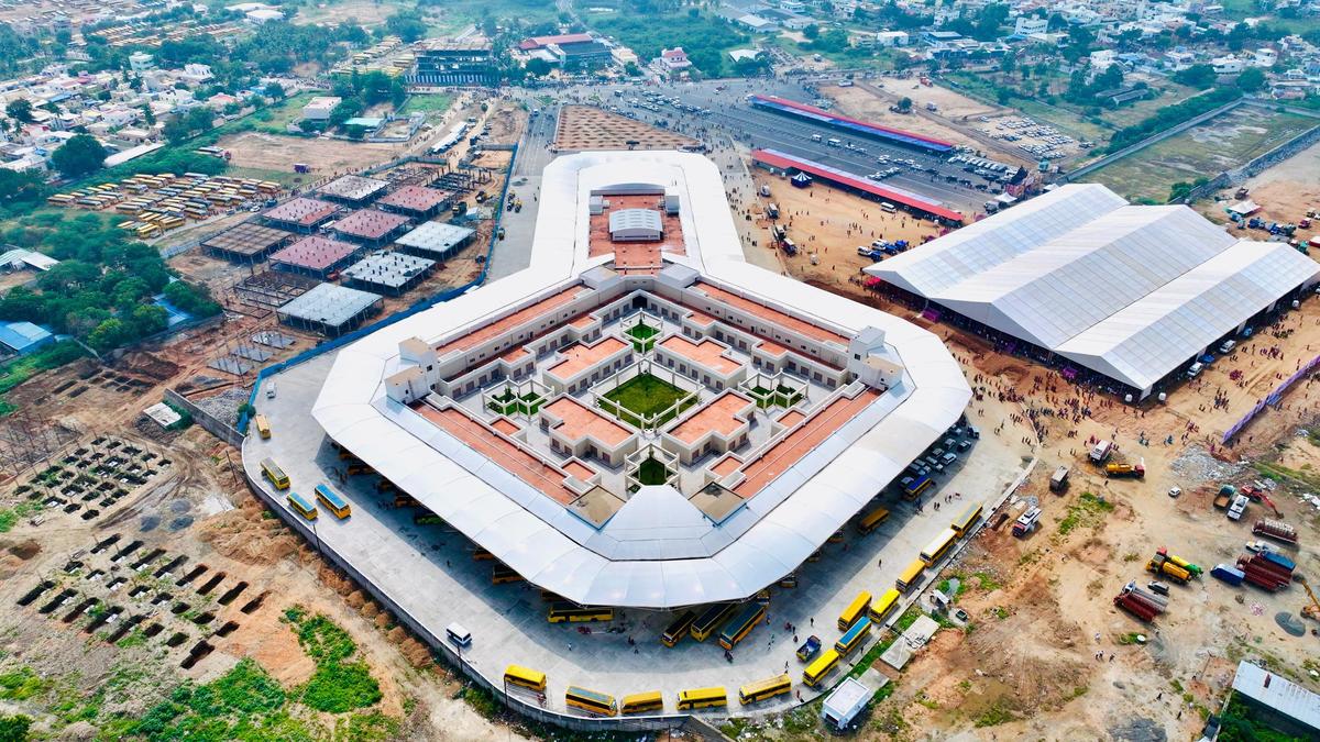 Erode solar bus stand